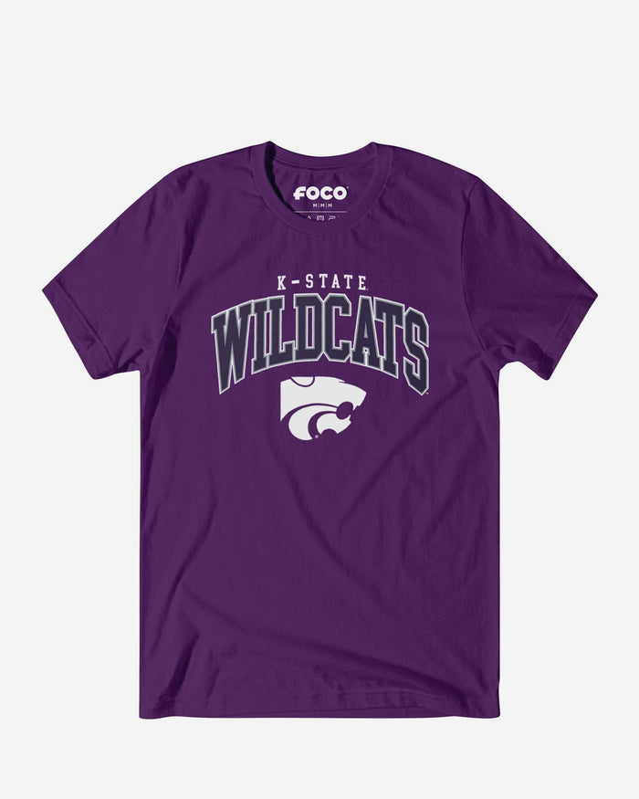 Kansas State Wildcats Classic Logo T-Shirt FOCO Team Purple S - FOCO.com