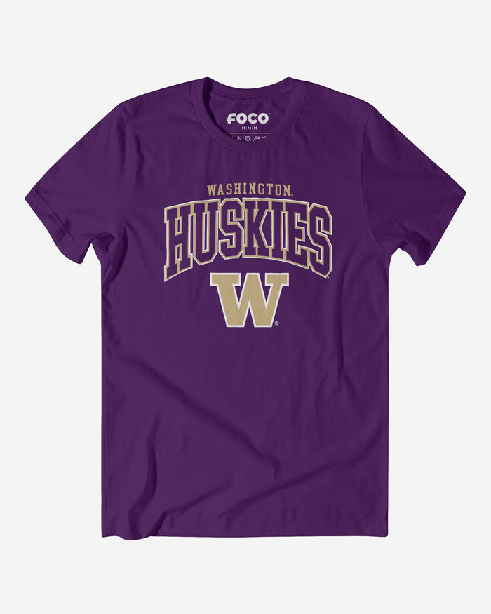 Washington Huskies Classic Logo T-Shirt FOCO Team Purple S - FOCO.com