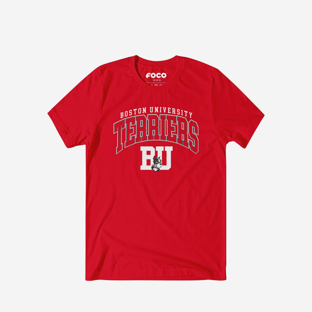 Boston Terriers Classic Logo T-Shirt FOCO Red S - FOCO.com