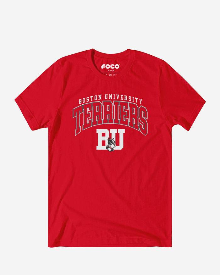 Boston Terriers Classic Logo T-Shirt FOCO Red S - FOCO.com