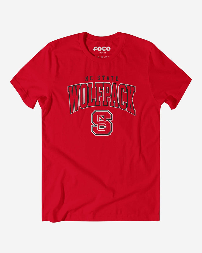 NC State Wolfpack Classic Logo T-Shirt FOCO Red S - FOCO.com