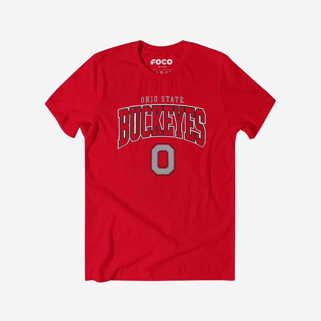 Ohio State Buckeyes Classic Logo T-Shirt FOCO Red S - FOCO.com