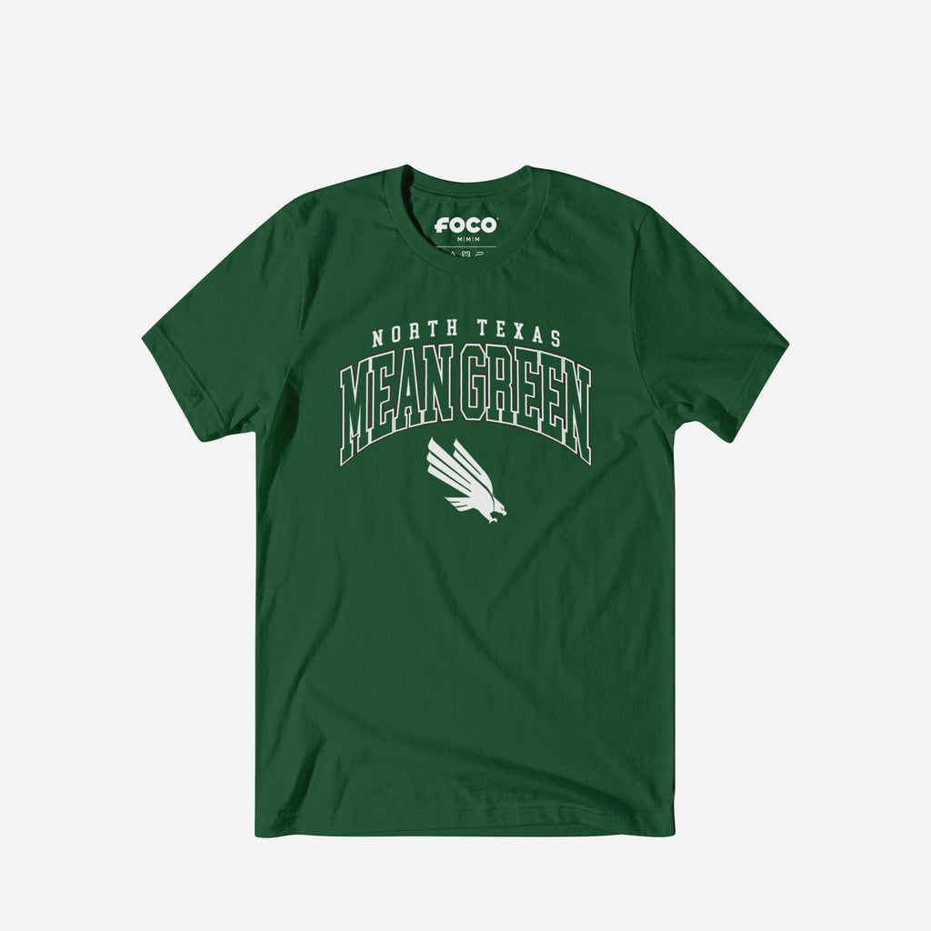 North Texas Mean Green Classic Logo T-Shirt FOCO Evergreen S - FOCO.com