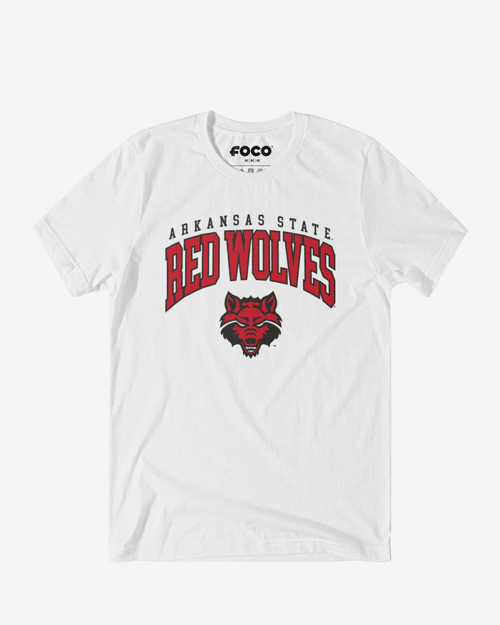 Arkansas State Red Wolves Classic Logo T-Shirt FOCO Red S - FOCO.com
