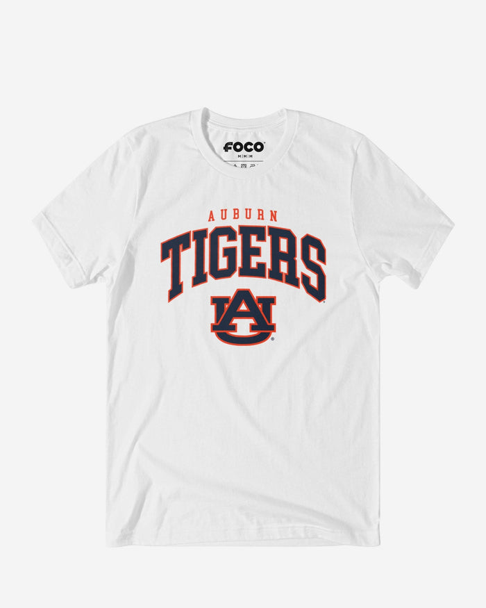 Auburn Tigers Classic Logo T-Shirt FOCO White S - FOCO.com