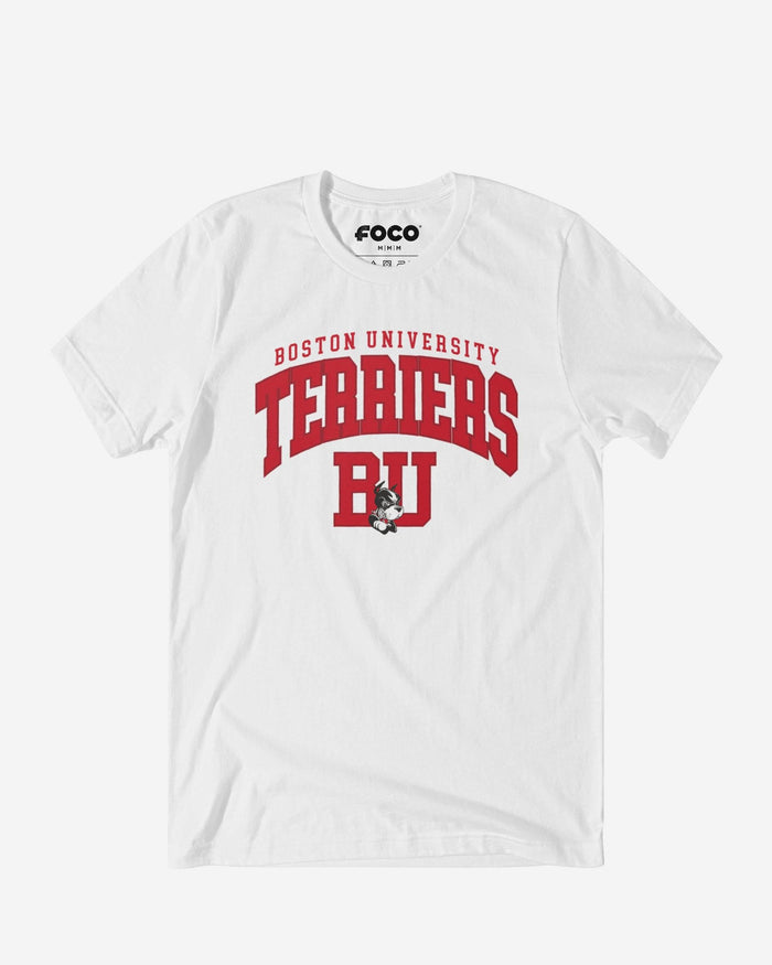 Boston Terriers Classic Logo T-Shirt FOCO White S - FOCO.com