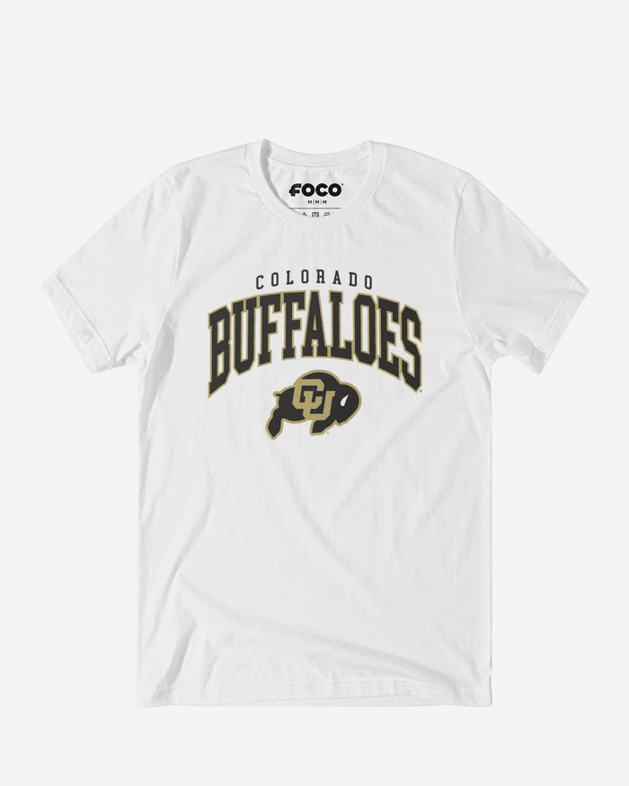 Colorado Buffaloes Classic Logo T-Shirt FOCO White S - FOCO.com