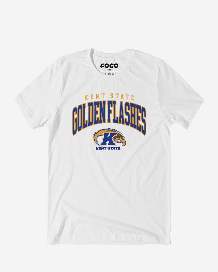 Kent State Golden Flashes Classic Logo T-Shirt FOCO White S - FOCO.com