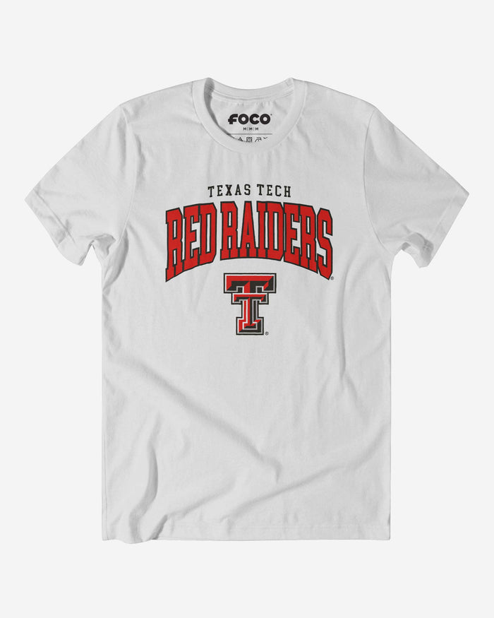 Texas Tech Red Raiders Classic Logo T-Shirt FOCO White S - FOCO.com