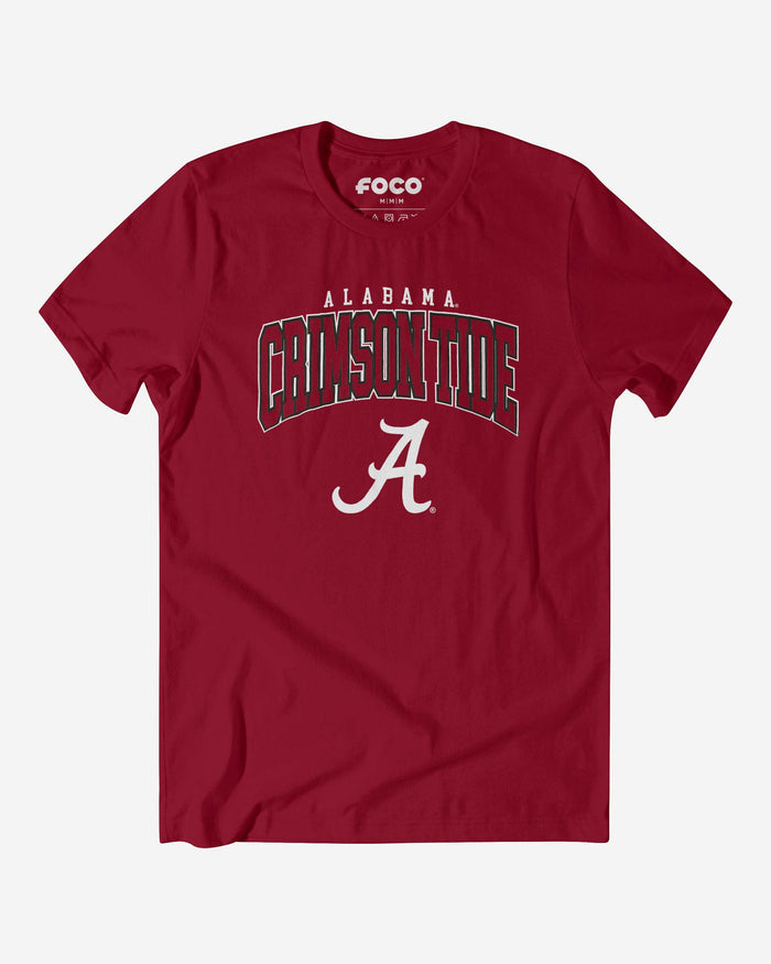 Alabama Crimson Tide Classic Logo T-Shirt FOCO Cardinal S - FOCO.com