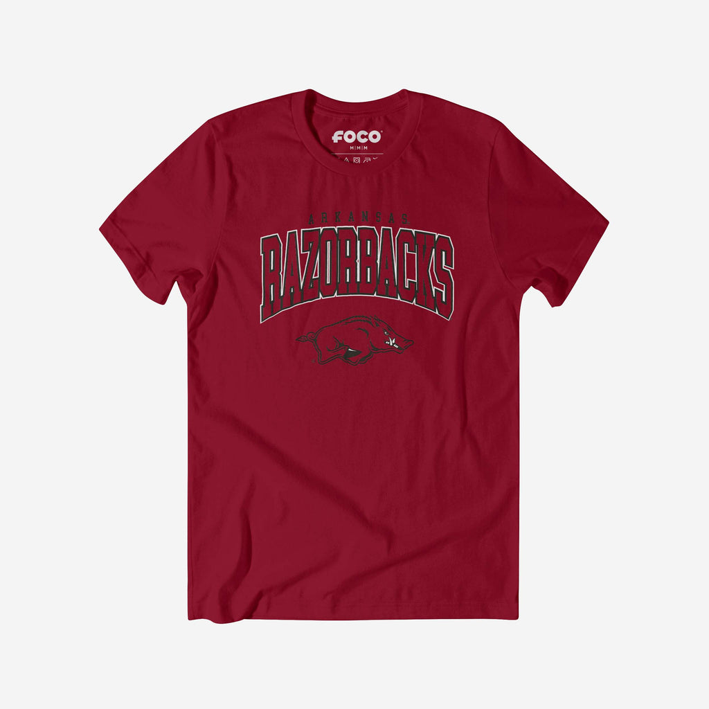 Arkansas Razorbacks Classic Logo T-Shirt FOCO Cardinal S - FOCO.com