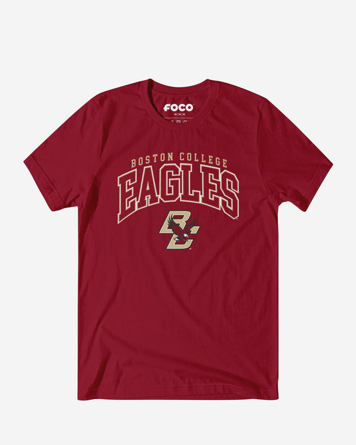 Boston College Eagles Classic Logo T-Shirt FOCO Cardinal S - FOCO.com