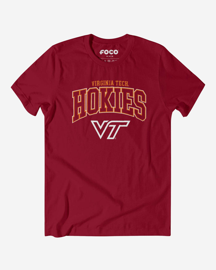 Virginia Tech Hokies Classic Logo T-Shirt FOCO Cardinal S - FOCO.com