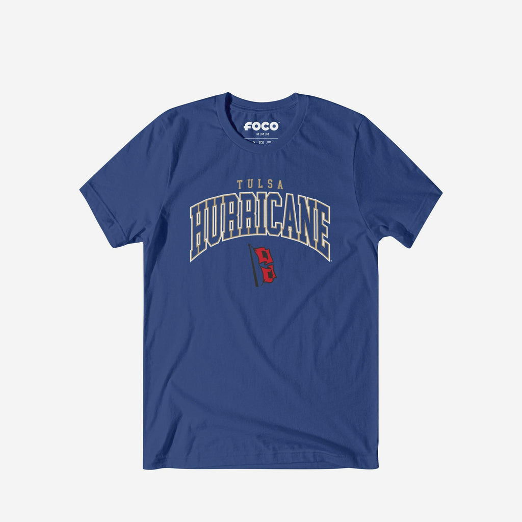 Tulsa Golden Hurricane Classic Logo T-Shirt FOCO True Royal S - FOCO.com