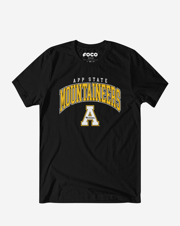 Appalachian State Mountaineers Classic Logo T-Shirt FOCO Black S - FOCO.com