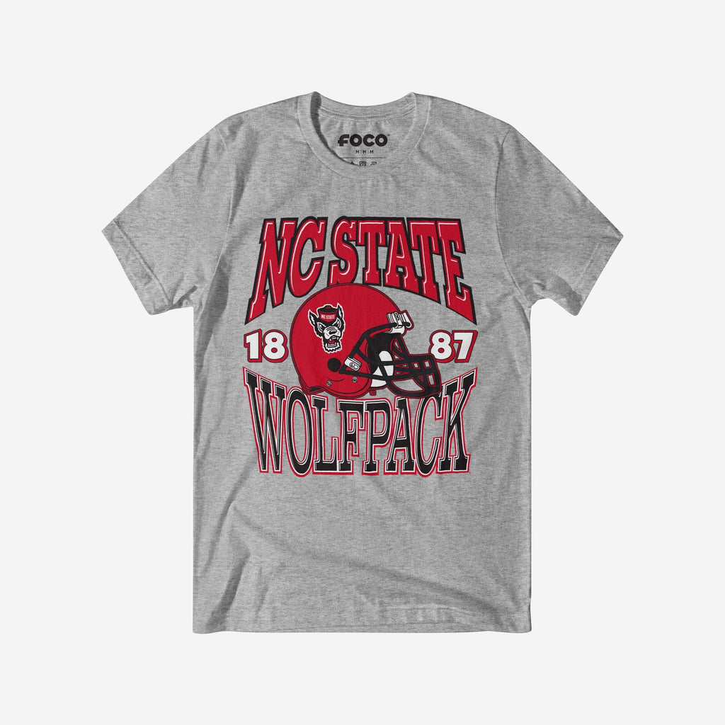 NC State Wolfpack Classic Team Helmet T-Shirt FOCO S - FOCO.com