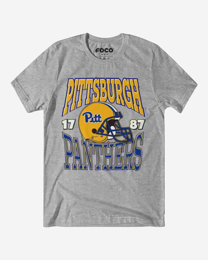 Pittsburgh Panthers Classic Team Helmet T-Shirt FOCO S - FOCO.com