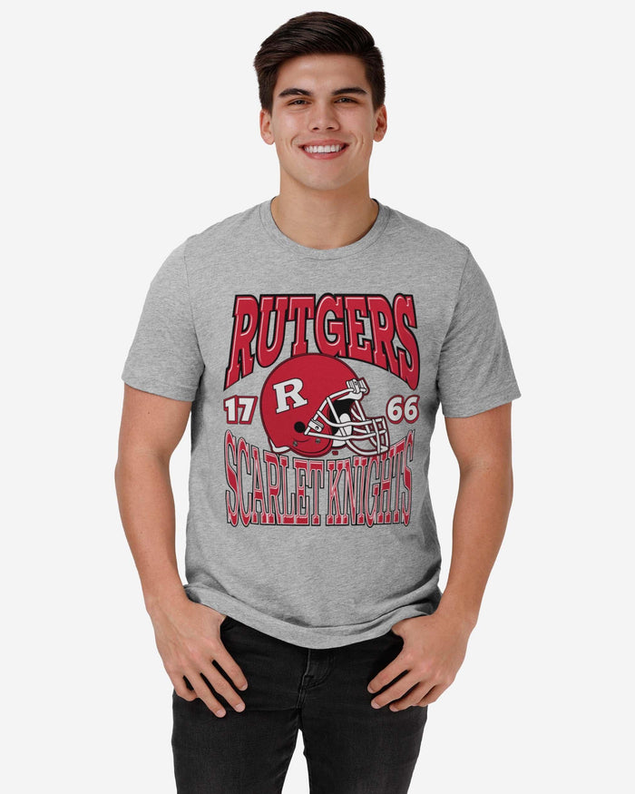 Rutgers Scarlet Knights Classic Team Helmet T-Shirt FOCO - FOCO.com