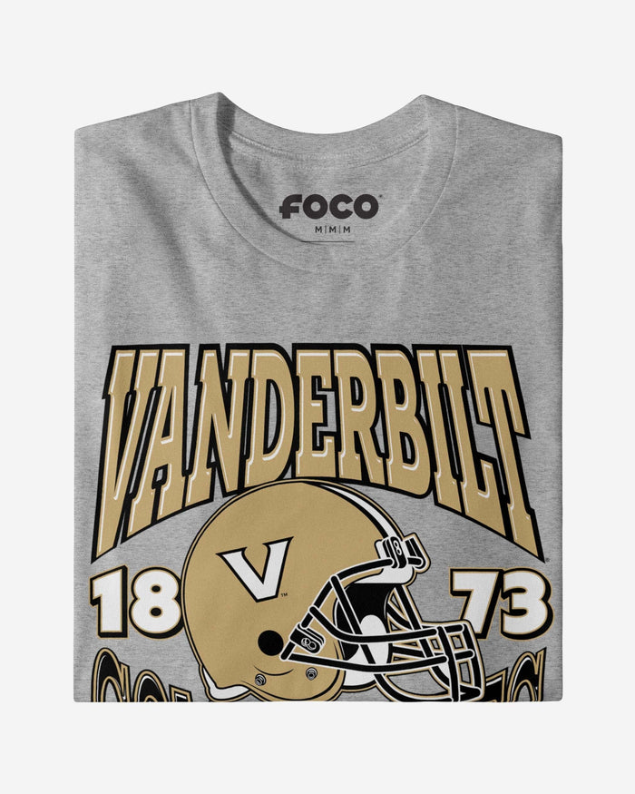 Vanderbilt Commodores Classic Team Helmet T-Shirt FOCO - FOCO.com