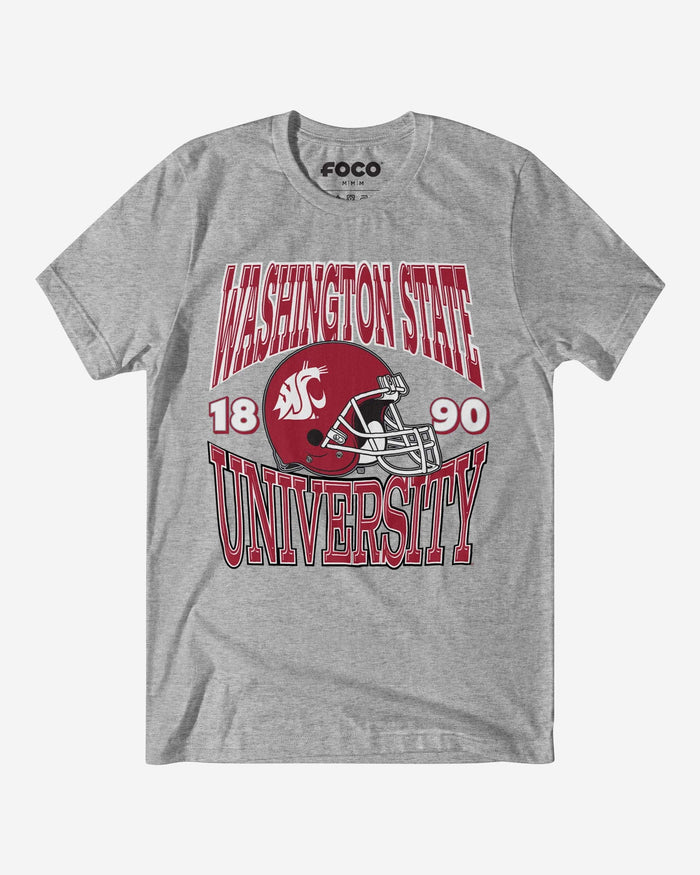 Washington State Cougars Classic Team Helmet T-Shirt FOCO S - FOCO.com