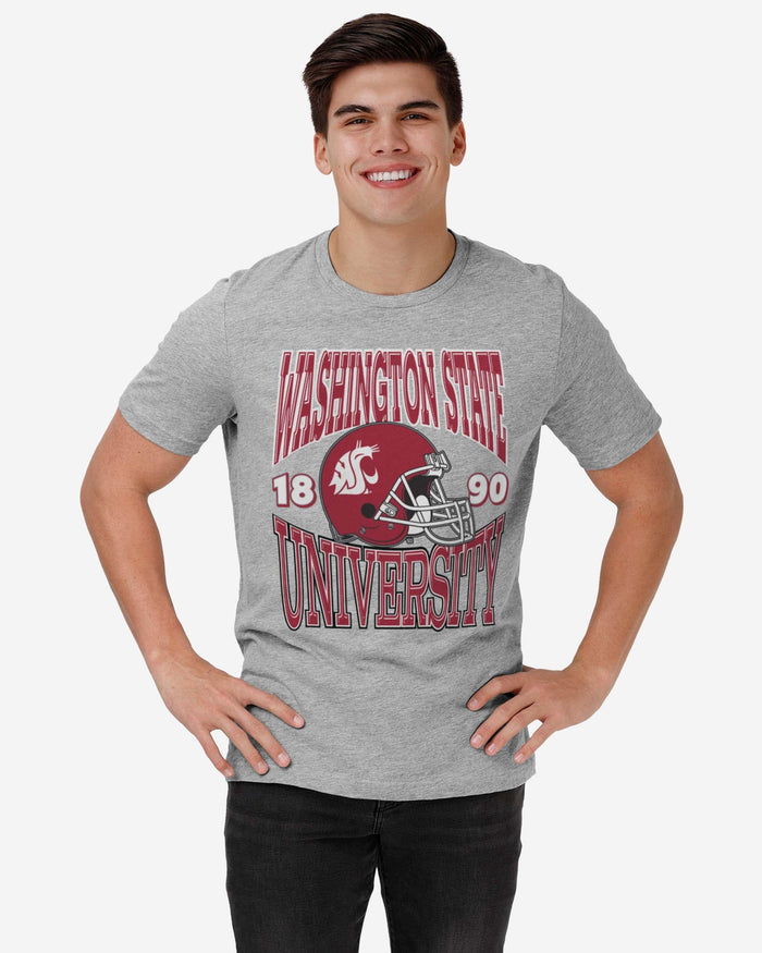 Washington State Cougars Classic Team Helmet T-Shirt FOCO - FOCO.com