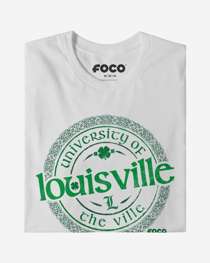 Louisville Cardinals Clover Crest T-Shirt FOCO - FOCO.com