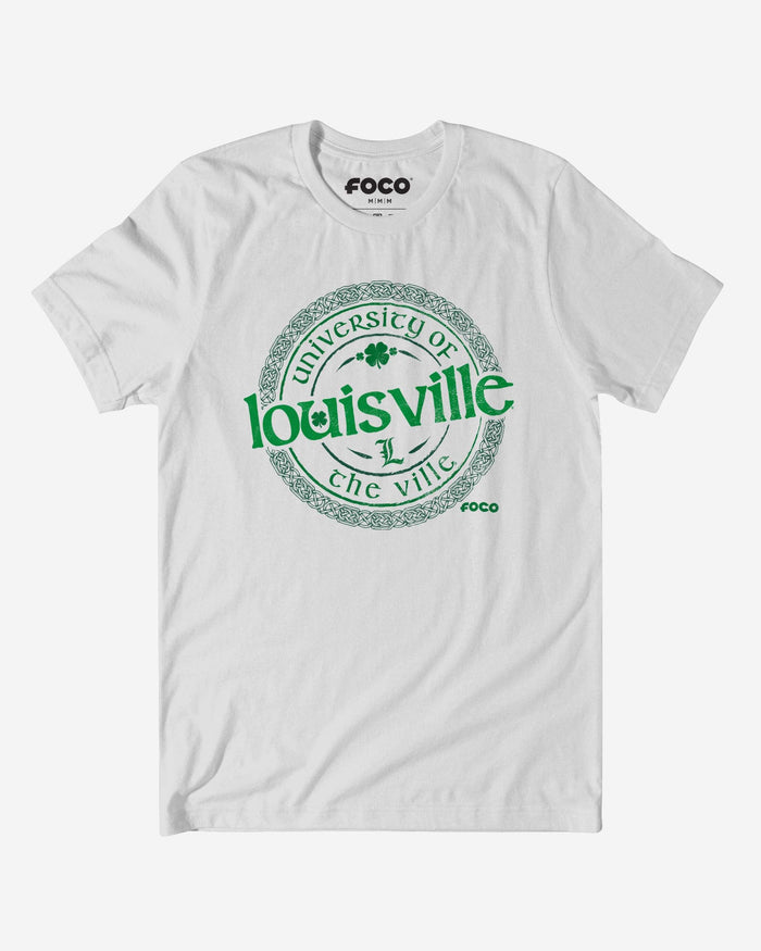 Louisville Cardinals Clover Crest T-Shirt FOCO S - FOCO.com
