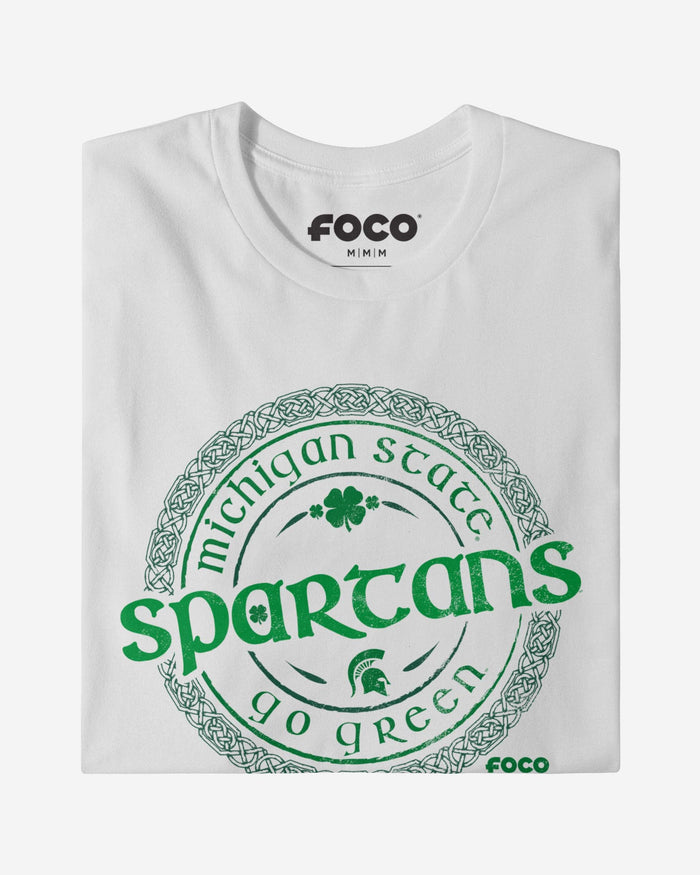 Michigan State Spartans Clover Crest T-Shirt FOCO - FOCO.com