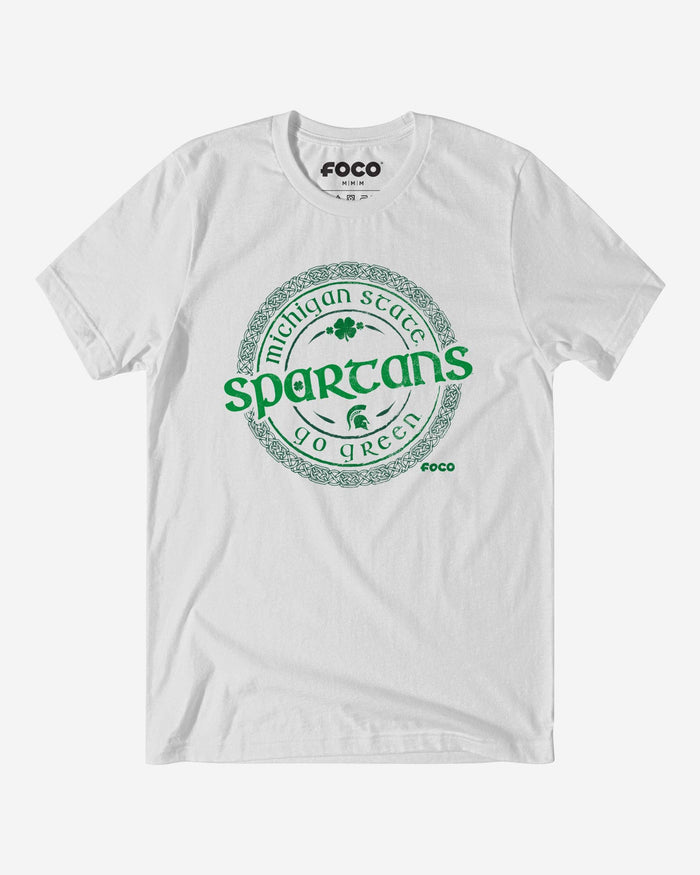Michigan State Spartans Clover Crest T-Shirt FOCO S - FOCO.com