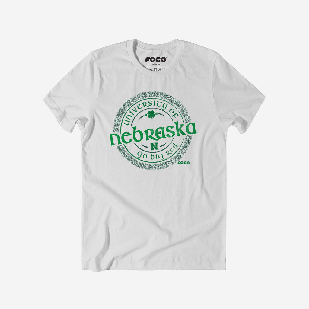 Nebraska Cornhuskers Clover Crest T-Shirt FOCO S - FOCO.com