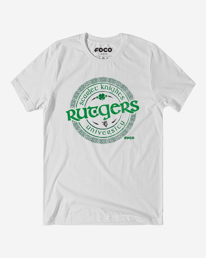 Rutgers Scarlet Knights Clover Crest T-Shirt FOCO S - FOCO.com