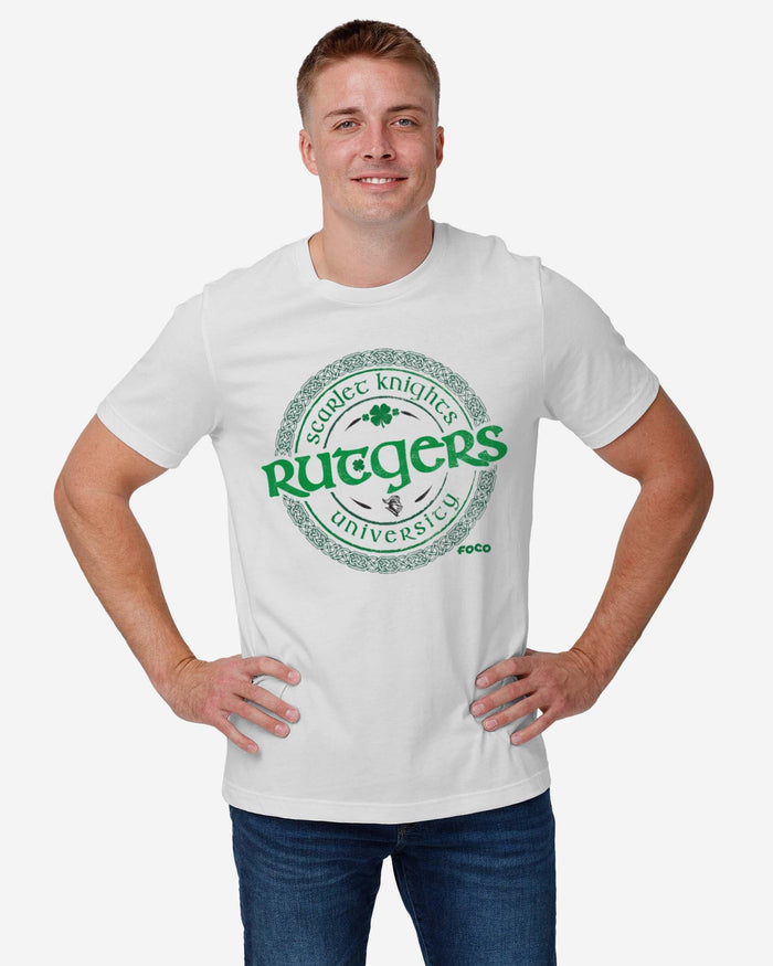 Rutgers Scarlet Knights Clover Crest T-Shirt FOCO - FOCO.com
