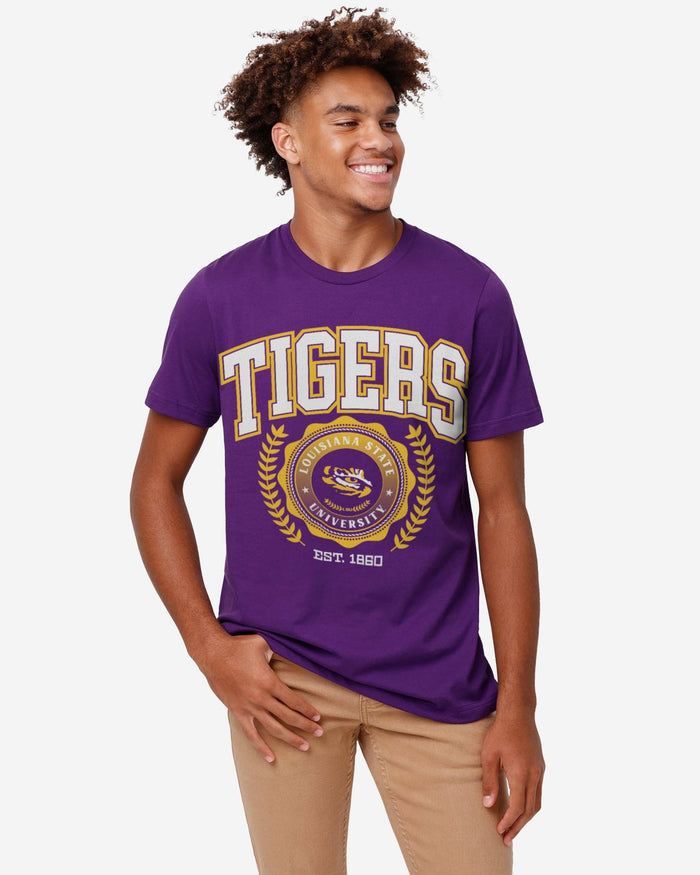 LSU Tigers Team Crest T-Shirt FOCO - FOCO.com