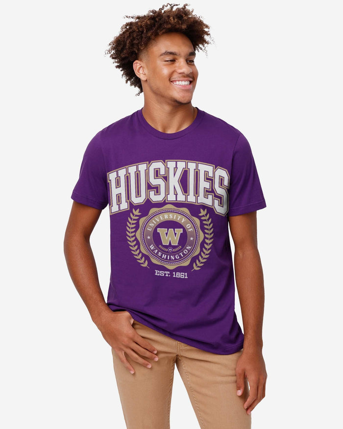 Washington Huskies Team Crest T-Shirt FOCO - FOCO.com