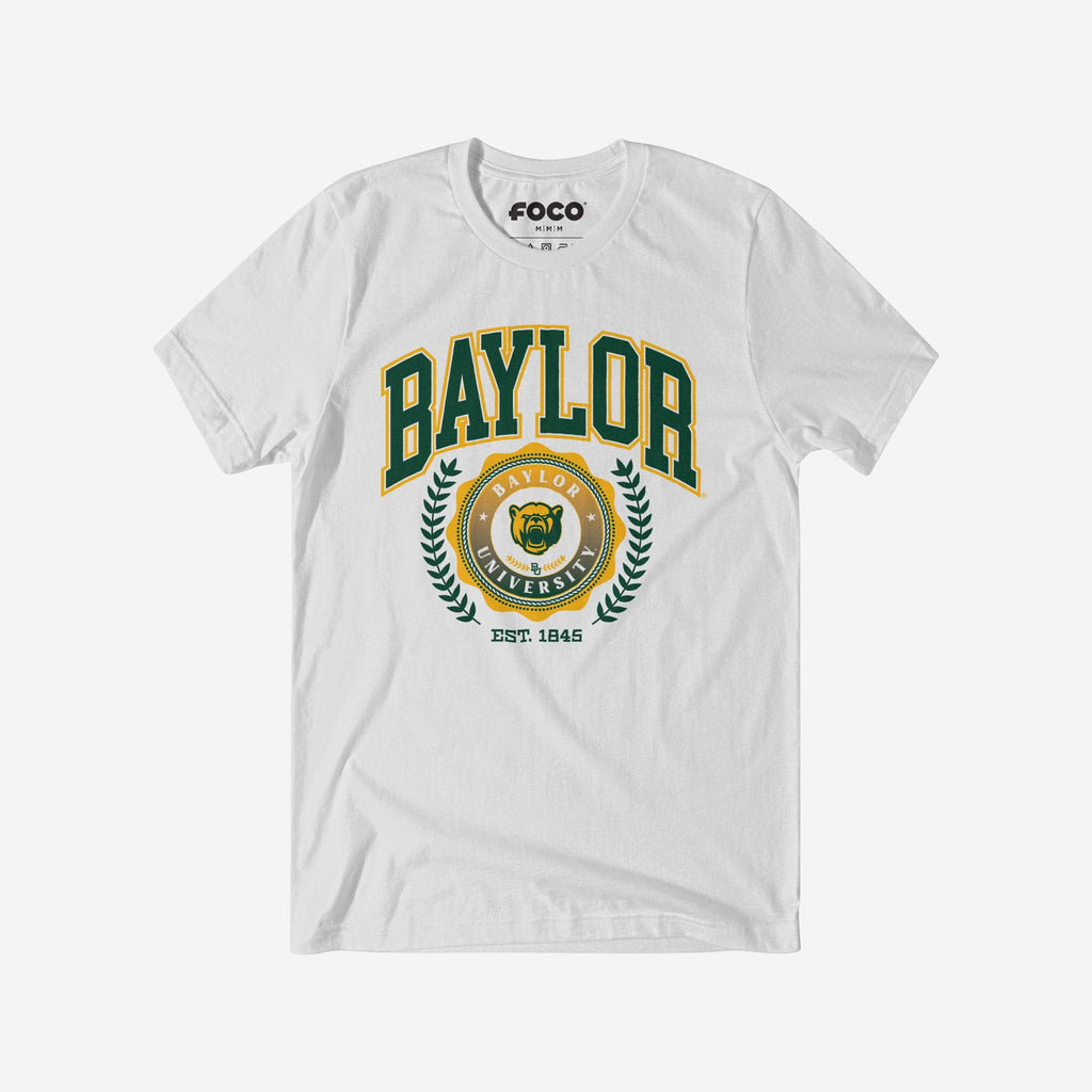 Baylor Bears Team Crest T-Shirt FOCO White S - FOCO.com