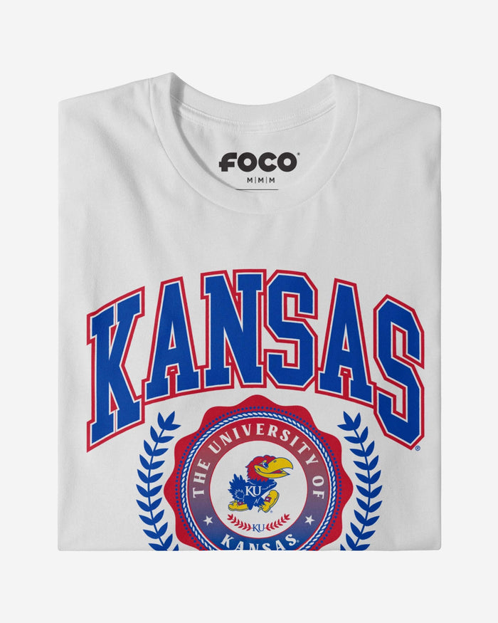 Kansas Jayhawks Team Crest T-Shirt FOCO - FOCO.com