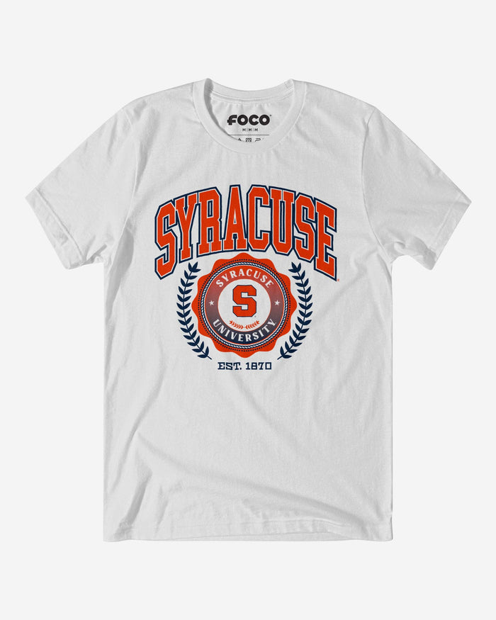 Syracuse Orange Team Crest T-Shirt FOCO White S - FOCO.com