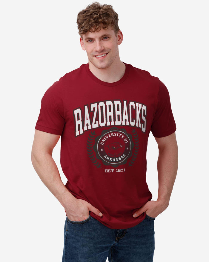 Arkansas Razorbacks Team Crest T-Shirt FOCO - FOCO.com