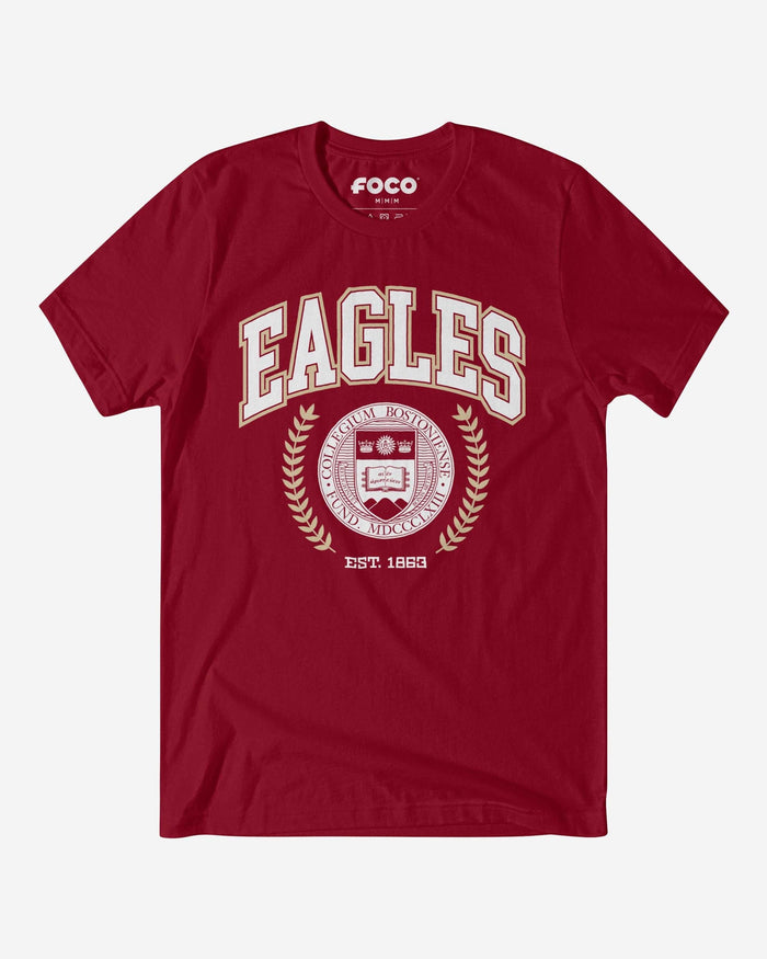 Boston College Eagles Team Crest T-Shirt FOCO Cardinal S - FOCO.com