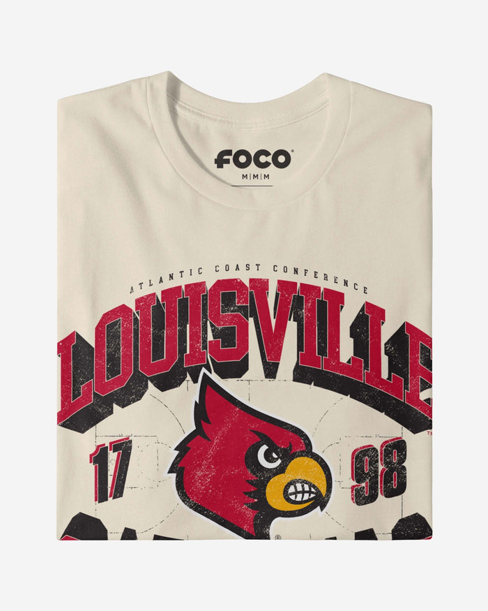 Louisville Cardinals Court Arched Wordmark T-Shirt FOCO - FOCO.com