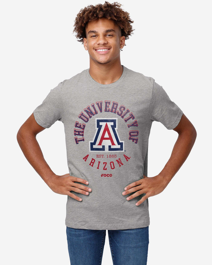 Arizona Wildcats Circle Vintage T-Shirt FOCO - FOCO.com