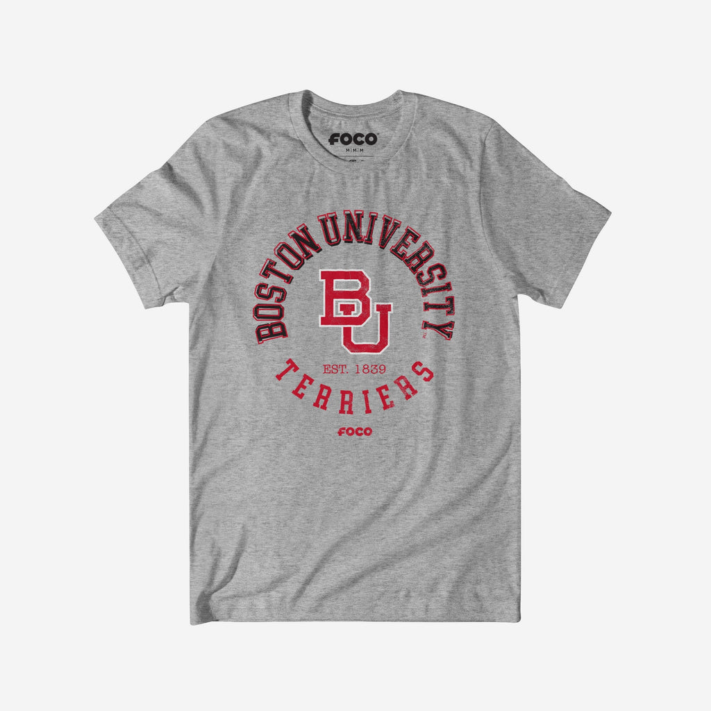 Boston Terriers Circle Vintage T-Shirt FOCO S - FOCO.com