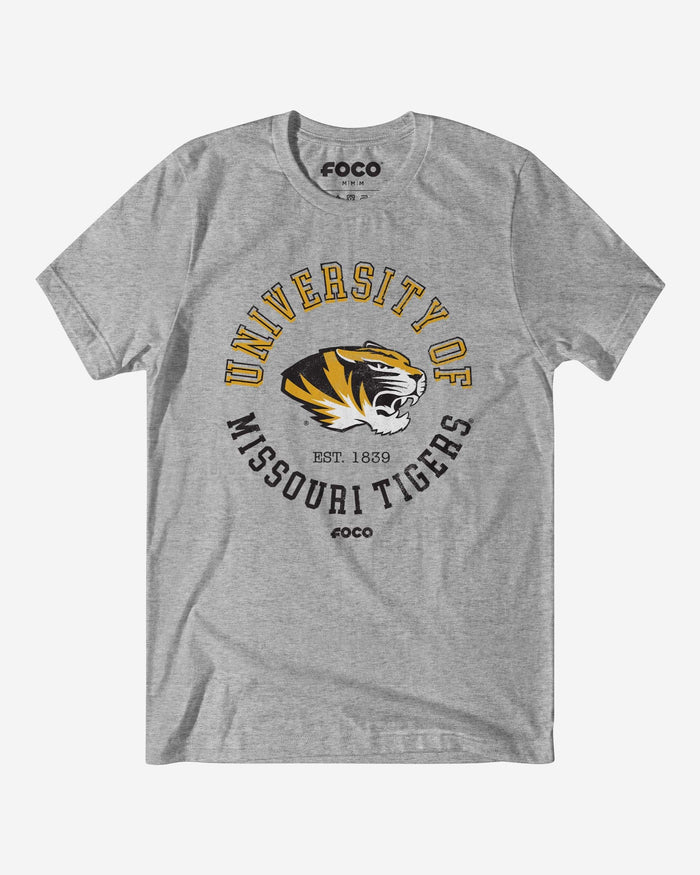 Missouri Tigers Circle Vintage T-Shirt FOCO S - FOCO.com