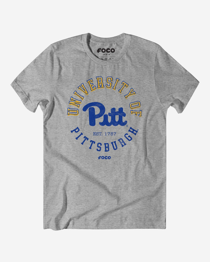Pittsburgh Panthers Circle Vintage T-Shirt FOCO S - FOCO.com