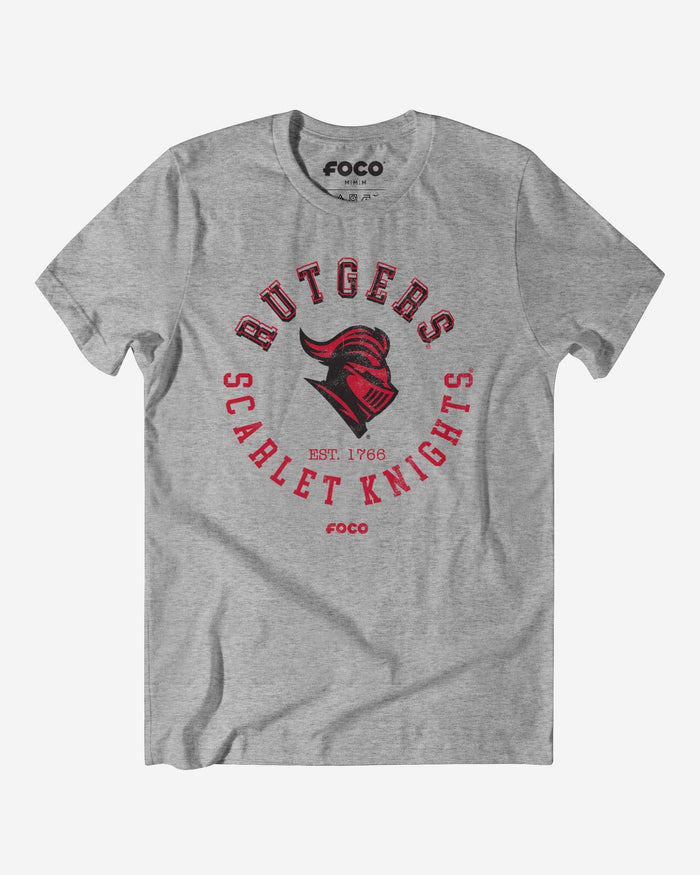 Rutgers Scarlet Knights Circle Vintage T-Shirt FOCO S - FOCO.com
