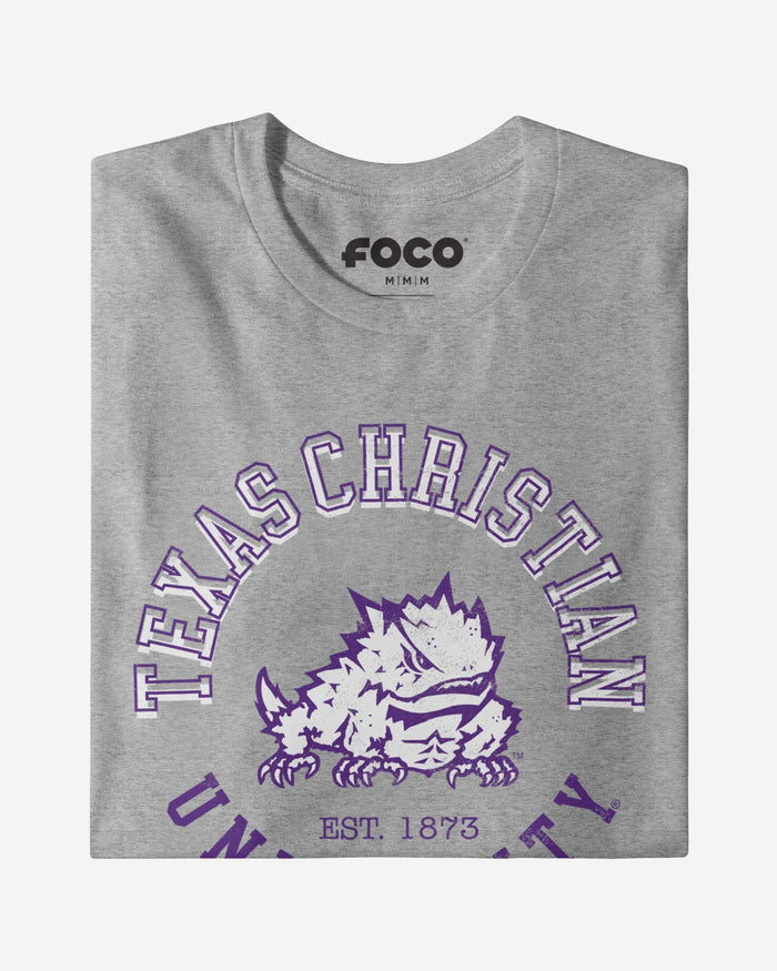 TCU Horned Frogs Circle Vintage T-Shirt FOCO - FOCO.com