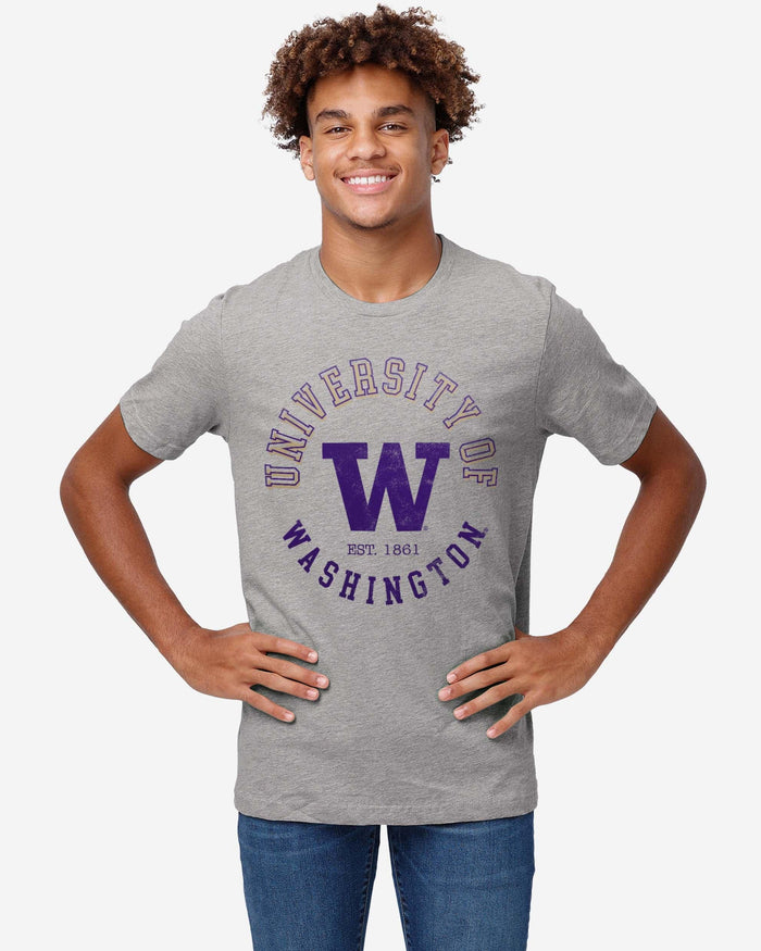 Washington Huskies Circle Vintage T-Shirt FOCO - FOCO.com