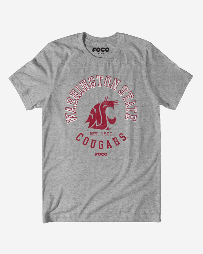 Washington State Cougars Circle Vintage T-Shirt FOCO S - FOCO.com