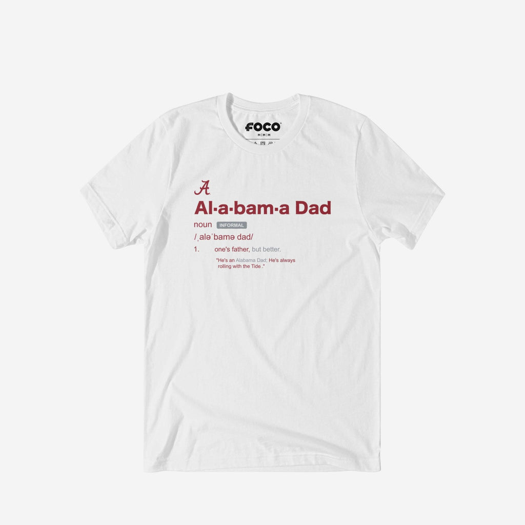 Alabama Crimson Tide Dad Definition T-Shirt FOCO S - FOCO.com