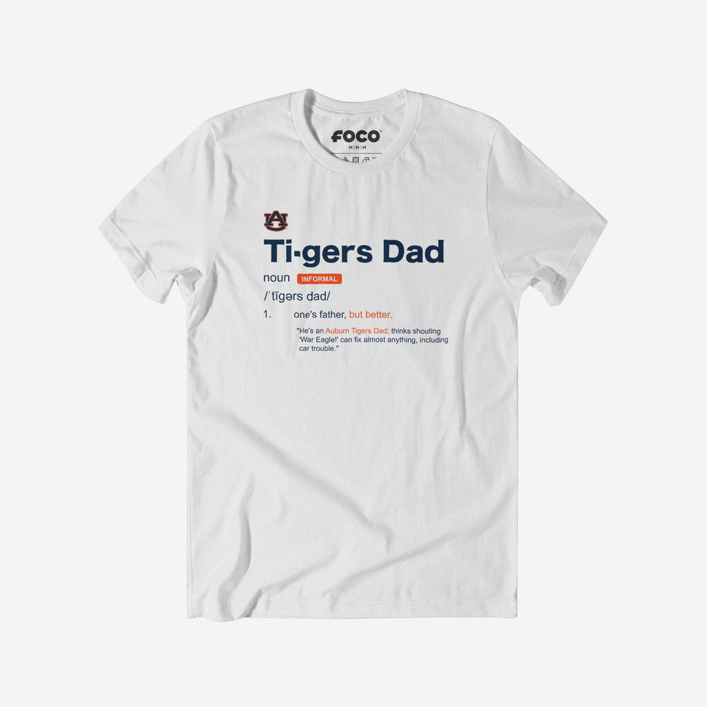 Auburn Tigers Dad Definition T-Shirt FOCO S - FOCO.com